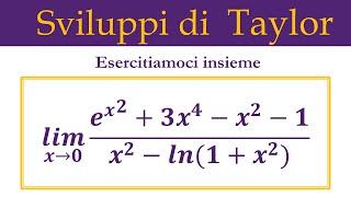 Sviluppo in serie di Taylor  Esercizio 3 [upl. by Nylesor]