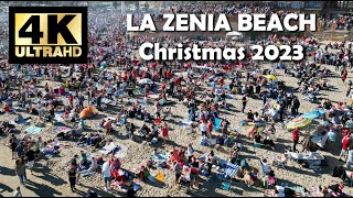 La Zenia Beach  Christmas 2023  Drone video [upl. by Acirretal152]