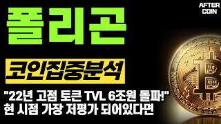 폴리곤 코인 quot22년 고점 토큰 TVL 6조원 돌파quot 현 시점 가장 저평가 되어있다면 폴리곤코인전망 폴리곤코인분석 폴리곤에코시스템토큰 폴리곤호재 [upl. by Nobe]