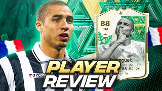 88 WINTER WILDCARD ICON TREZEGUET SBC PLAYER REVIEW  FC 24 Ultimate Team [upl. by Oralle]