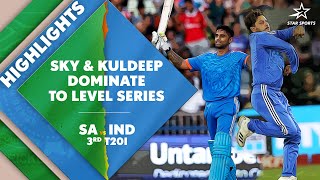 Suryakumars 100 amp Kuldeeps 5fer Mark Team Indias Massive Win  SA vs IND 3rd T20I Highlights [upl. by Friedrich]