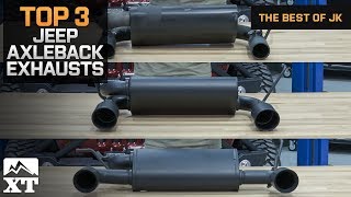 The 3 Best Jeep Wrangler Axle Back Exhausts For 20072017 JK [upl. by Latsyrcal427]