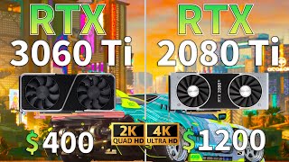 RTX 3060 Ti vs RTX 2080 Ti  1440p amp 4K 8 Games Test [upl. by Willett764]