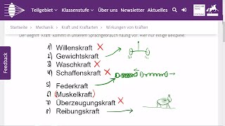 Kraft  physikalisch und umgangssprachlich  Physik  Sek I  Lernvideo [upl. by Oiznun244]