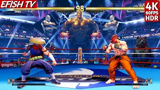 Zeku vs Dan Hibiki Hardest AI  Street Fighter V [upl. by Ydnac]