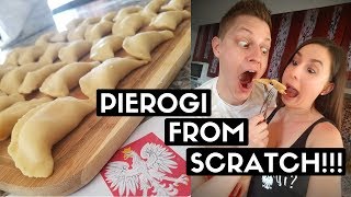 Homemade Pierogi are EASY Pierogi Recipe  JMac 2018 [upl. by Eiuqnom261]