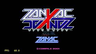 Zanac X Zanac  Playstation Classic gameplay [upl. by Johnsson]