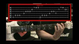 THE ECHO SONG 22  Guitar Lesson  Paul Gilbert [upl. by Teferi]