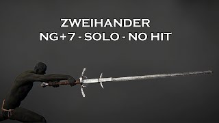 Elden Ring  Zweihander NG7 Solo No Hit [upl. by Yovonnda]