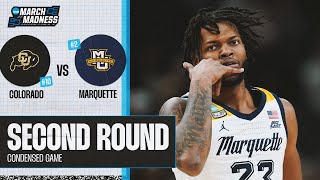 Marquette vs Colorado  Second Round NCAA tournament extended highlights [upl. by Assirrak584]