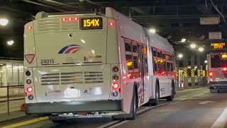 Full Ride 2024 XD60 24015 on 154X to New York Express via Bergen Blvd amp JFK Blvd [upl. by Ardell352]