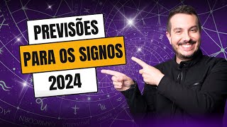 PREVISÕES 2024 TODOS OS SIGNOS  BARALHO CIGANO E TARÔ  André Mantovanni [upl. by Bik]