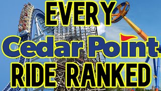 Ranking EVERY Ride at Cedar Point [upl. by Neffets]