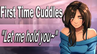 First time Cuddling your Girlfriend ASMR Roleplay Cozy F4A [upl. by Howzell]