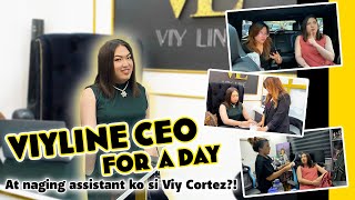 ViyLine CEO for a Day  NAGING INSTANT ASSISTANT KO SI VIY CORTEZ HAHAHA [upl. by Annis]