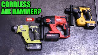 Best Compact SDS Rotary Drill Use as a Cordless Air Hammer [upl. by Leicam]