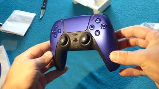 Cobalt Blue Dualsense Unboxing PS5 Controller [upl. by Nolur941]