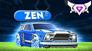 ZEN ROCKET LEAGUE GAMEPLAY  2V2 RANKED SSL FROZEN EDITION [upl. by Akenna]