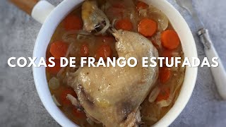 Coxas de frango estufadas  Food From Portugal [upl. by Mar918]