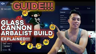 MIR4 GLOBAL  GUIDE FOR ARBALIST GLASS CANNON BUILD EXPLAINED BY 500 PLAYS [upl. by Anahsahs661]