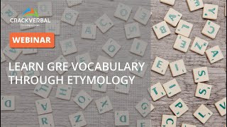 Learn GRE Vocabulary through Etymology [upl. by Vite]