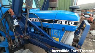 1988 Ford 6610 II 44 Litre 4Cyl Diesel Utility Tractor 82 HP [upl. by Enylecoj]