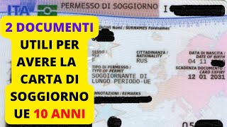 Permesso di soggiorno aggiornamentocarta di soggiornolungo periodo [upl. by Enale]