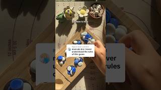 super quick How to play BASE mancala let me know if yall want capture and avalance too 🤠 mancala [upl. by Holub671]