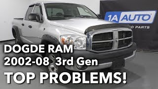 Top 5 Problems Dodge Ram Truck 3rd Generation 200208 [upl. by Serena300]