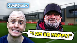 IF FOOTBALLERS REACTED TO KLOPP LEAVING LIVERPOOL EMOTIONAL [upl. by Lusa]