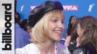 Grace VanderWaal Talks Stargirl Touring With Imagine Dragons  MTV VMAs 2018 [upl. by Adnawad]