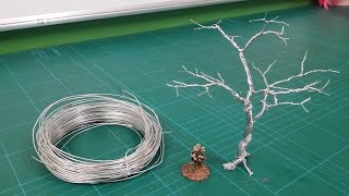 Realistic Scenic Trees  Wire Armatures Twist technique [upl. by Tirreg]