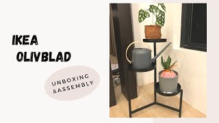 Ikea Olivblad  Unboxing and Assembly [upl. by Inafit]