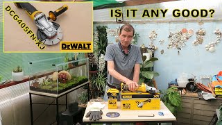 DeWalt DCG405FNXJ Angle Grinder  A Personal Review [upl. by Valma250]