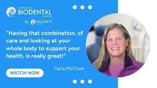 Carla McClure Holistic Dental Testimonial American Biodental Center [upl. by Yellat245]