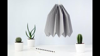 Lampa origami z papieru [upl. by Lohner781]