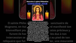 Neuvaine à sainte Philomène Cinquième jour [upl. by Ayekram]