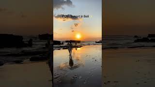 The MOST BEAUTIFUL sunset in bali sunset [upl. by Isabea]