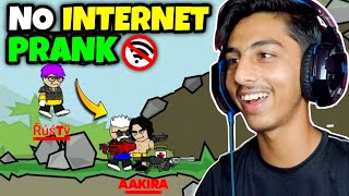 Mini Militia No Internet Prank 🤣 [upl. by Leahcam]