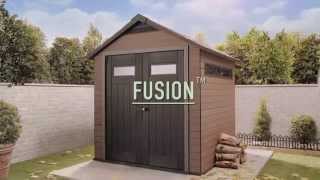 FUSION  Wood amp Plastic sheds  Keter [upl. by Chaudoin]