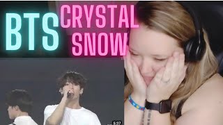 FIRST Reaction to BTS  CRYSTAL SNOW LIVE 🔥😁 [upl. by Mabelle]