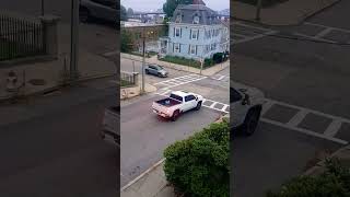 Chevy Silverado stops in intersection violating a city ordinance violation [upl. by Garratt]