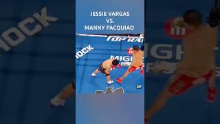 JESSIE VARGAS VS MANNY PACQUIAO  QUICK PUNCH KNOCKDOWN 🥊 [upl. by Ecirtel]