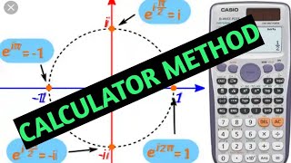 COMPLEX NUMBER EULER FORM WITH CALCULATOR [upl. by Borchers913]