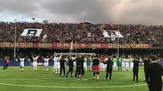 Spettacolo in Curva SUD Benevento  quotChe vinca o che perdaquot [upl. by Ellezaj]