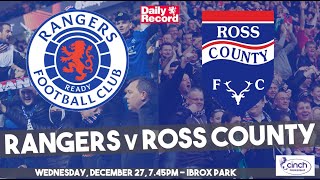 Rangers v Ross County live stream and TV details for Scottish Premiership match at Ibrox [upl. by Inram]