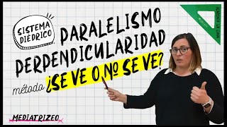 Clase PARALELISMO Y PERPENDICULARIDAD Por el método del quotSe ve o no se vequot [upl. by Lovell]