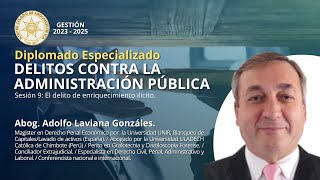 9NA SESIÓN  DIPLOMADO ESPECIALIZADO EN DELITOS CONTRA LA ADMINISTRACIÓN PÚBLICA [upl. by Anitnuahs]