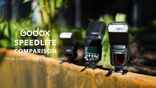 Godox Speedlite Flash Comparison  What flash should you choose [upl. by Melanie]