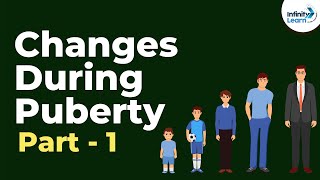 Changes during Puberty  Part 1  Reaching Adolescence  Dont Memorise [upl. by Goldia]